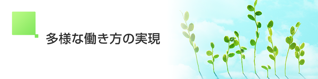 画像:多様な働き方の実現