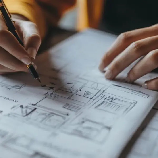 自動生成された絵コンテのサンプル