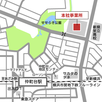 画像：本社事業所地図