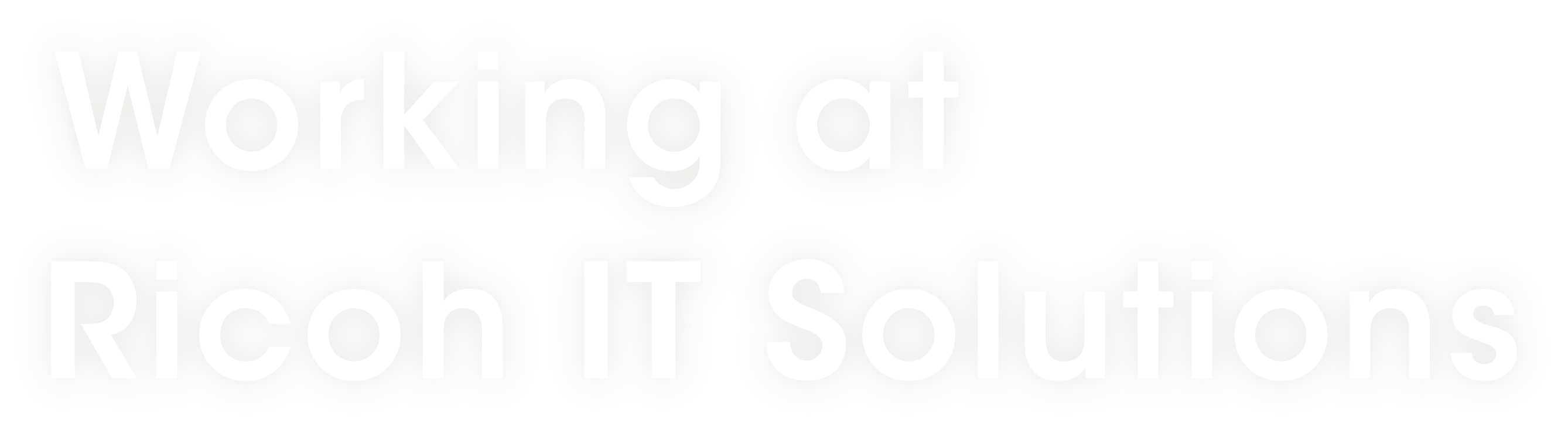 Working at Ricoh IT Solutions